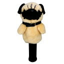 パグ ヘッドカバー ドライバー用 犬 動物 ≪キャラクターシリーズ≫