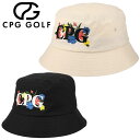 【スーパーセール】返品不可 CPG GOLF FLOWER LOGO BUKKET フラワーロゴ バケット 4514-24162 ハット 帽子 2025モデル