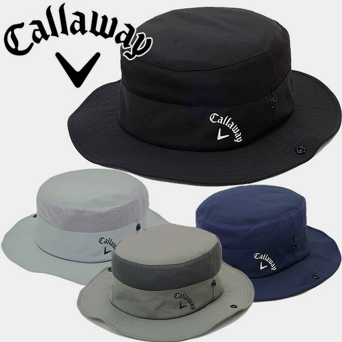 メール便配送 キャロウェイ バケットハット メンズ 2024春夏 C24191119