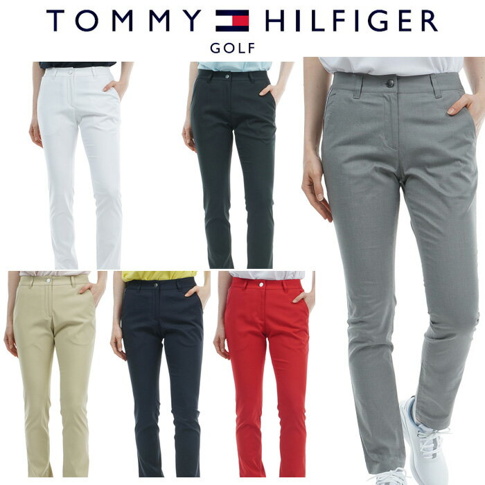 【ブラックフライデーMAX3,000円OFFクーポン発行中!!有効期間:11/20(木)20:00~11/27(木)01:59迄】トミーヒルフィガーゴルフ ツイル ベーシックロングパンツ レディース 春夏 ゴルフウェア THLA427
