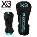 KI-XXX THREE キックスリー ドライバー用ヘッドカバー DR用 2025モデル 25SSBG002
