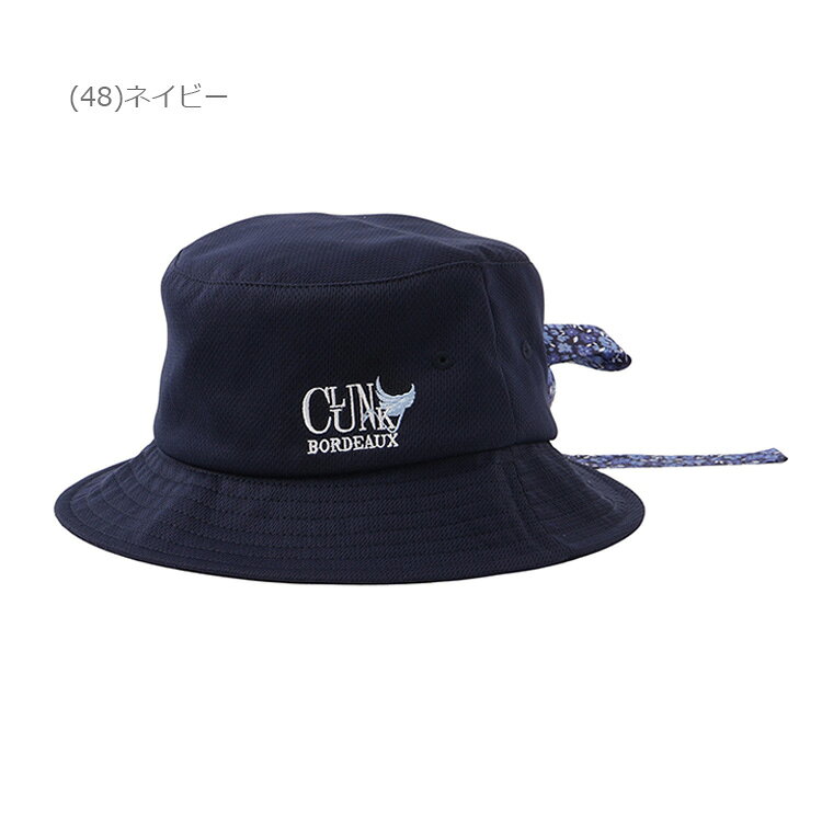 【お買い物マラソンMAX3,500円OFFクーポン発行中!!有効期間:4/14(火)20:00〜4/17(金)09:59迄】クランク ゴルフ 接触冷感リボンハット レディース CL5TWB04