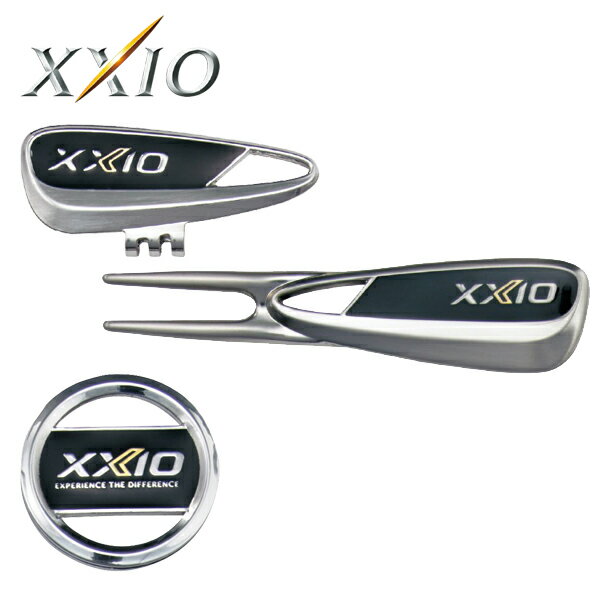 メール便配送 ゼクシオ ゴルフ クリップマーカー・グリーンフォークギフト GGF-25310