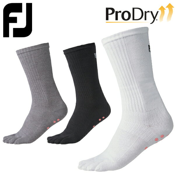 メール便配送 フットジョイ ゴルフ プロドライ 5本指 メンズ ソックス 靴下 FJSK132
