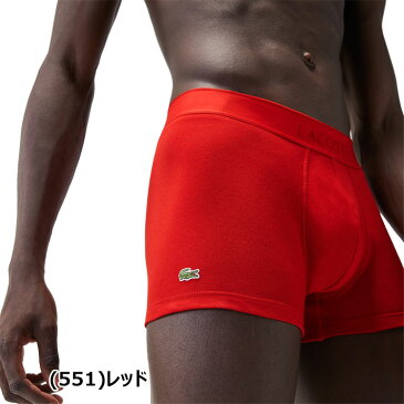 ラコステ 2パック ボクサーパンツ ワニロゴパッチスタンダード メンズ 5H3378L <返品不可>