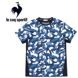 メール便配送 ルコック le coq sportif テニス SUNSCREEN グラフィックゲームシャツ メンズ QTMVJA00-NV