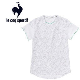 メール便配送 ルコック le coq sportif テニス ExcDRY D-Tec グラフィックゲームシャツ レディース QTWVJA20-WH