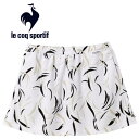 メール便配送 ルコック le coq sportif テニス グラフィックゲームスコート レディース LN4FSK31L-WH00