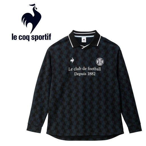 ルコック le coq sportif ジャガードゲームシャツ メンズ LT4FLT02M-BK00 ルコック le coq sportif ジャガードゲームシャツ メンズ LT4FLT02M-BK00