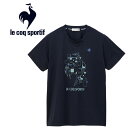 メール便配送 ルコック スポルティフ le coq sportif サンスクリーン 半袖Tシャツ ウィメンズ QMWXJA05-NV