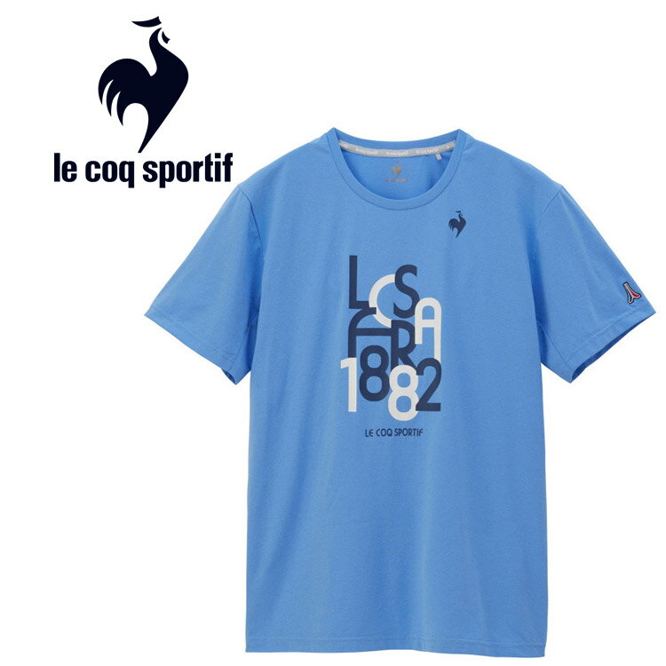 メール便配送 ルコック スポルティフ le coq sportif テニス ロゴプラクティスシャツ メンズ QTMXJA05-BL