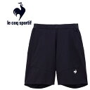 メール便配送 ルコック スポルティフ le coq sportif テニス ハイゲージニットハーフパンツ メンズ QTMXJD01-NV