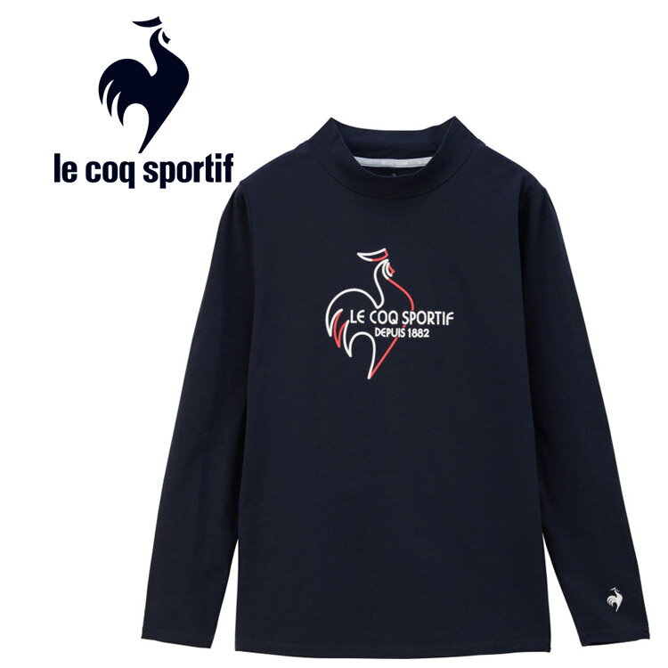 ルコック スポルティフ le coq sportif テニス モックネック長袖シャツ ウィメンズ QTWXJB01-NV