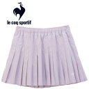 メール便配送 ルコック スポルティフ le coq sportif テニス プリーツゲームスコート ウィメンズ QTWXJE01-PP