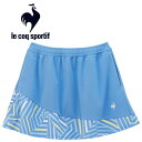 メール便配送 ルコック スポルティフ le coq sportif テニス グラフィックゲームスコート ウィメンズ QTWXJE02-BL(4)