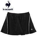 メール便配送 ルコック スポルティフ le coq sportif テニス インナー付きゲームスコート ウィメンズ QTWXJE90-BK