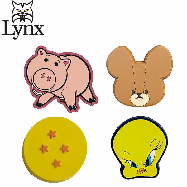 メール便配送 リンクス キャラクター ゴルフマーカー 2 キャラクターグッズ 2023モデル