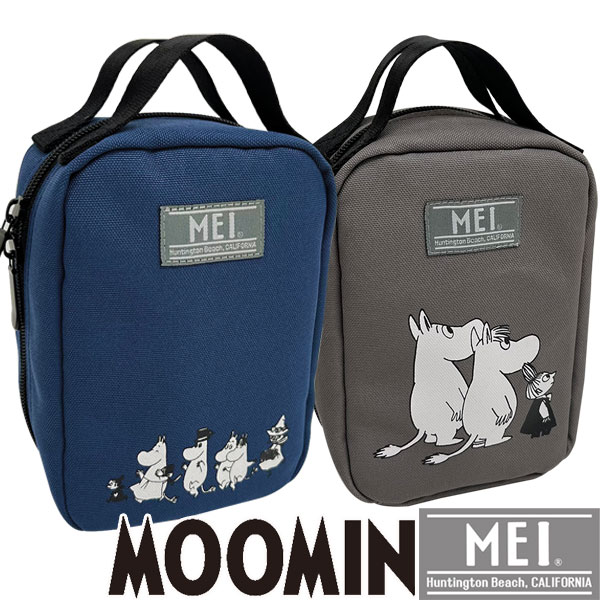 Moomin ムーミン ゴルフ 縦型 ポーチ MEIコラボ ME3035NV-4 ME3031GY-6 Lynx Golf