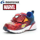 ムーンスター MV 027LE レッド 12240012 マーベル スパイダーマン 子供靴 キッズ スニーカー