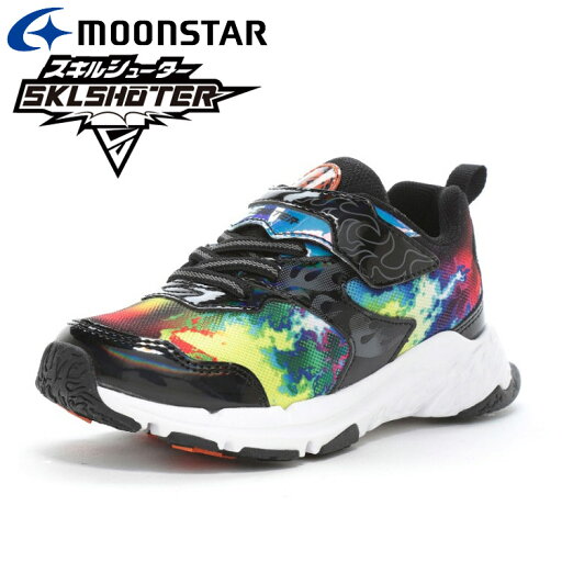 ムーンスター SK 0068 レッカ ブラック 12240046 スキルシューター 子供靴 キッズ ジュニア スニーカー ムーンスター SK 0068 レッカ ブラック 12240046 スキルシューター 子供靴 キッズ ジュニア スニーカー