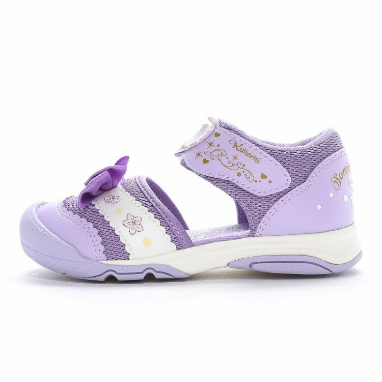 ムーンスター SA C036 パープル 12186341 サンリオ クロミ 子供靴 キッズ サンダル