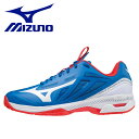 ■テニス／ソフトテニス / シューズ / 砂入り人工芝／クレーコートMIZUNO ENERZY搭載！フィッティングを一新し、さらに軽量感・スピード感もUPしたワイドモデル。■サイズ22.5～28.5cm■カラー22：ブルー×ホワイト×レッド■素材甲材／合成繊維、人工皮革底材／合成底■原産国ベトナム製■質量約300g（27.0cm片方）■対象／目的砂入り人工芝・クレーコート用■インソールカップインソール（取り外し可）■シューズ幅3E相当の方向け■発売シーズン2021年秋冬【メーカー取り寄せ商品】 こちらの商品はメーカー手配の為、完売の場合もございます。在庫の有無・納期のご連絡はご注文受付メールにてご確認下さい。メーカー希望小売価格はメーカーサイトに基づいて掲載しています