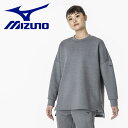 ミズノ MIZUNO ストレッチスウェットクルー 32MCA33206 レディース