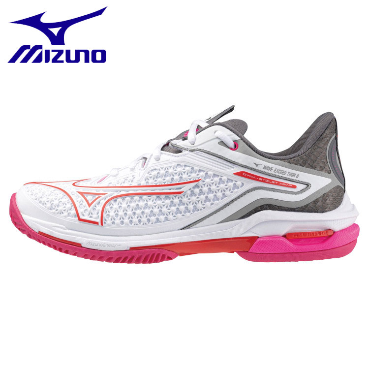 ミズノ クレー 砂入り人工芝コート ウエーブエクシードツアー 6 OC ウィメンズ シューズ 61GB247358