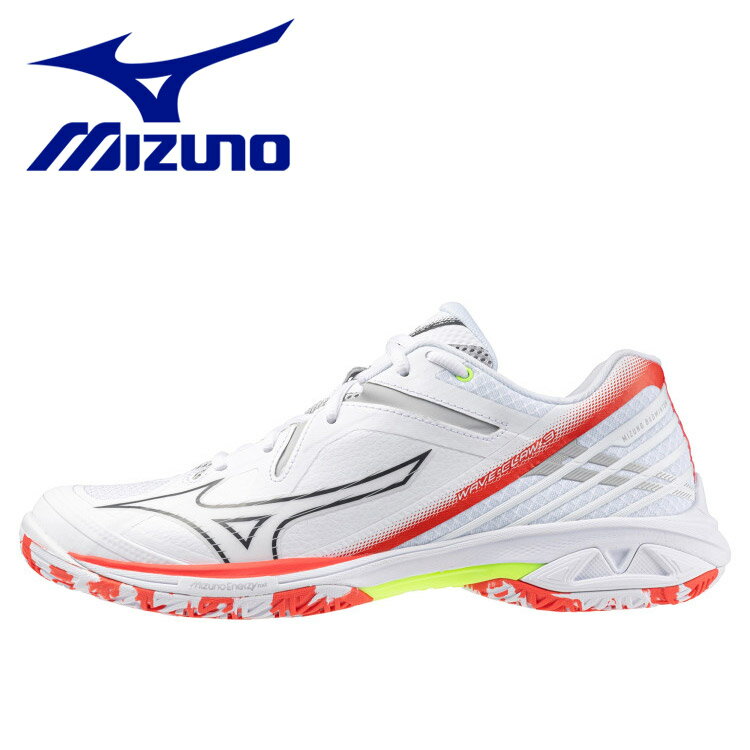 ■ミズノ公式オンライン / バドミントン / シューズ / ウエーブクローMIZUNO ENERZY NXTを搭載した、軽量性・加速性がコンセプトのnewウエ―ブクロー。スタンダードモデルです。■サイズ05）21.0、22.0、23.0～29.0cm■カラー05：ホワイト×ブラック×レッド■素材甲材／人工皮革×合成繊維底材／合成底■原産国ベトナム製■シューズ幅3E相当の方向け■質量約305g（27.0cm片方）■インソールミズノエナジーインソール（取り外し可）■サステナビリティ材料アッパー本体の人工皮革基布に90％以上のリサイクル素材を使用。インソール表面のテキスタイルに90％以上のリサイクル素材を使用。靴ひものテキスタイルに90％以上のリサイクル素材を使用。■発売シーズン2024年春夏【メーカー取り寄せ商品】 こちらの商品はメーカー手配の為、完売の場合もございます。在庫の有無・納期のご連絡はご注文受付メールにてご確認下さい。メーカー希望小売価格はメーカーサイトに基づいて掲載しています