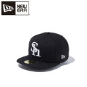 ニューエラ 59FIFTY 福岡ソフトバンクホークス ブラック × ホワイト 13562222 メンズ レディース ユニセックス