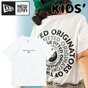 メール便配送 ニューエラ Youth 半袖 コットン Tシャツ キッズ ジュニア Circle Originators of the True Fitted 14111856