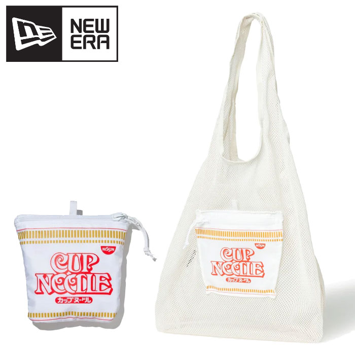 メール便配送 ニューエラ エコトートバッグ 22L パッカブル カップヌードル CUP NOODLE 日清 レギュラー味 14124293