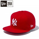 ニューエラ 9FIFTY ニューヨーク・ヤンキース スカーレット × ホワイト 14524949