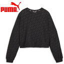 クリアランスセール プーマ PUMA FIT BRANDED FLEECE クルー 524697-01 レディース(4)