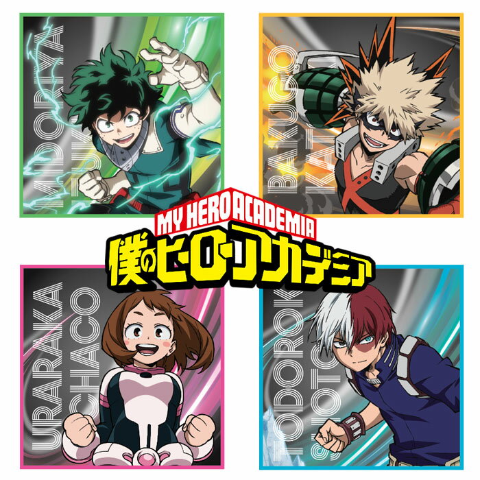 【決算処分プライス】 メール便配送 僕のヒーローアカデミア ヒロアカ 公式グッズ 接触冷感ミニタオル 25×25cm ※返品不可※