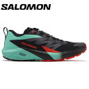 サロモン SENSE RIDE 5 トレイルランニングシューズ L47698200 メンズ シューズ(4)