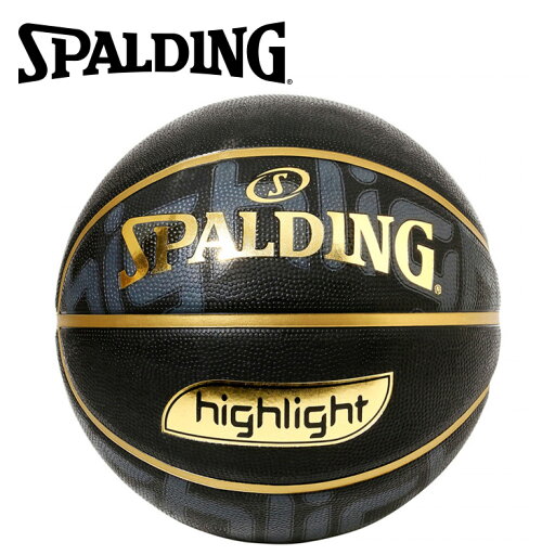 スポルディング BASKETBALL ゴールドハイライト 7号球 84-538J スポルディング BASKETBALL ゴールドハイライト 7号球 84-538J