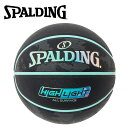 スポルディング BASKETBALL ハイライト ミント ラバー 5号球 85-155J
