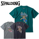 メール便配送 スポルディング KIDS ジュニアTシャツ ビーグル レッツ プレイ フープス SJT24162