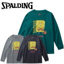 スポルディング KIDS ジュニア ロングスリーブTシャツ スポンジ・ボブ バスケットボール フリーク SJT24167S
