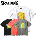メール便配送 スポルディング KIDS ジュニア Tシャツ スポンジ・ボブ チェッカーフラッグ SJT25063S