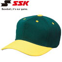 エスエスケイ SSK 野球 角ツバ6方型ベースボールキャップ メンズ BC062-5030