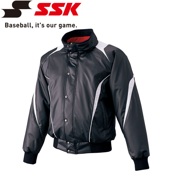 エスエスケイ SSK 野球 蓄熱グラウンドコート フロントフルZIP+ボタン比翼付き 中綿 メンズ・ユニセックス BWG1007-9095