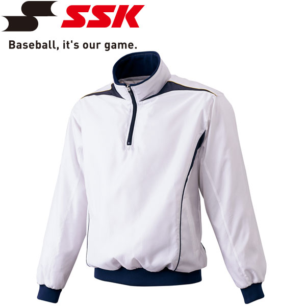 エスエスケイ SSK 野球 プレジャン ハーフZIP長袖 裏メッシ メンズ・ユニセックス BWP1411-1070