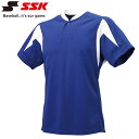メール便配送 エスエスケイ 野球 ジュニア1ボタンベースボールTシャツ BT2300J-6310 ジュニア(4)