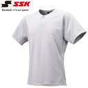 メール便配送 エスエスケイ 野球 1ボタンベースボールTシャツ BT2310-95 メンズ レディース(4)