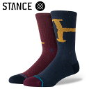 メール便配送 STANCE スタンス RON AND HARRY CREW A556D24RONNVY メンズ レディース ソックス 靴下