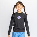 メール便配送 ナイキ フットマーク バブルNIKEグラフィック長袖ハイドロガード NESSF744-N001 ジュニア 返品不可