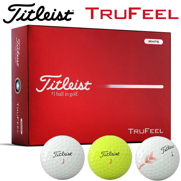 타이트리스트 트루필 TruFeel 골프공 1 다스 12구들이 2026 모델 일본 정규품