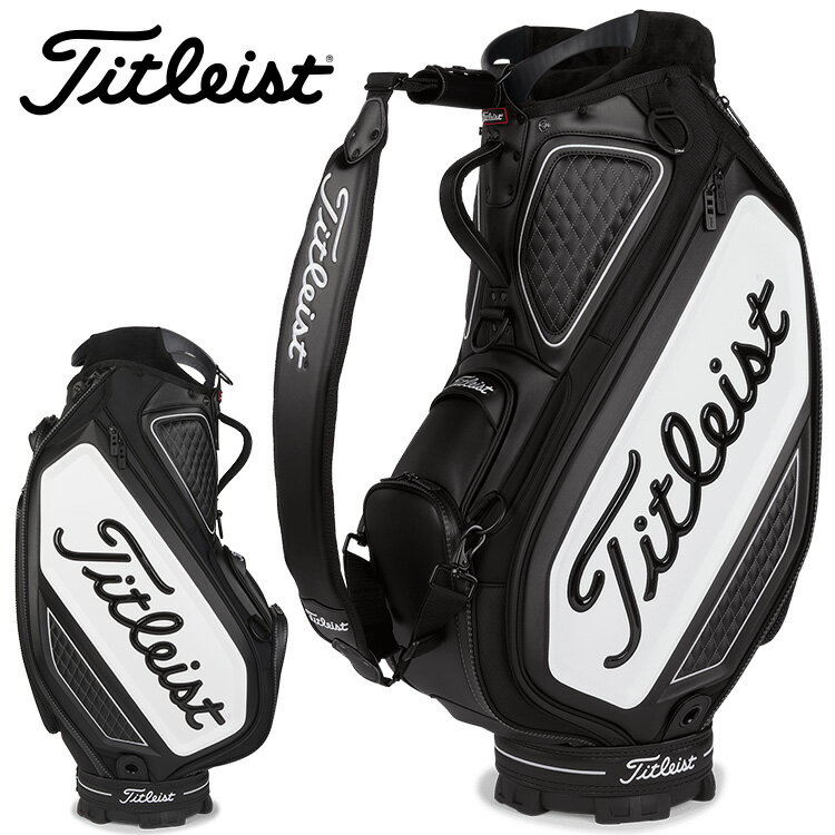 TITLEIST - 【期間限定MAX3,500円OFFクーポン発行中！！有効期間：4/17(金)17:00〜4/21(火)07:59迄】タイトリスト ゴルフ ツアー キャディバッグ 9.5型 TB22SF9